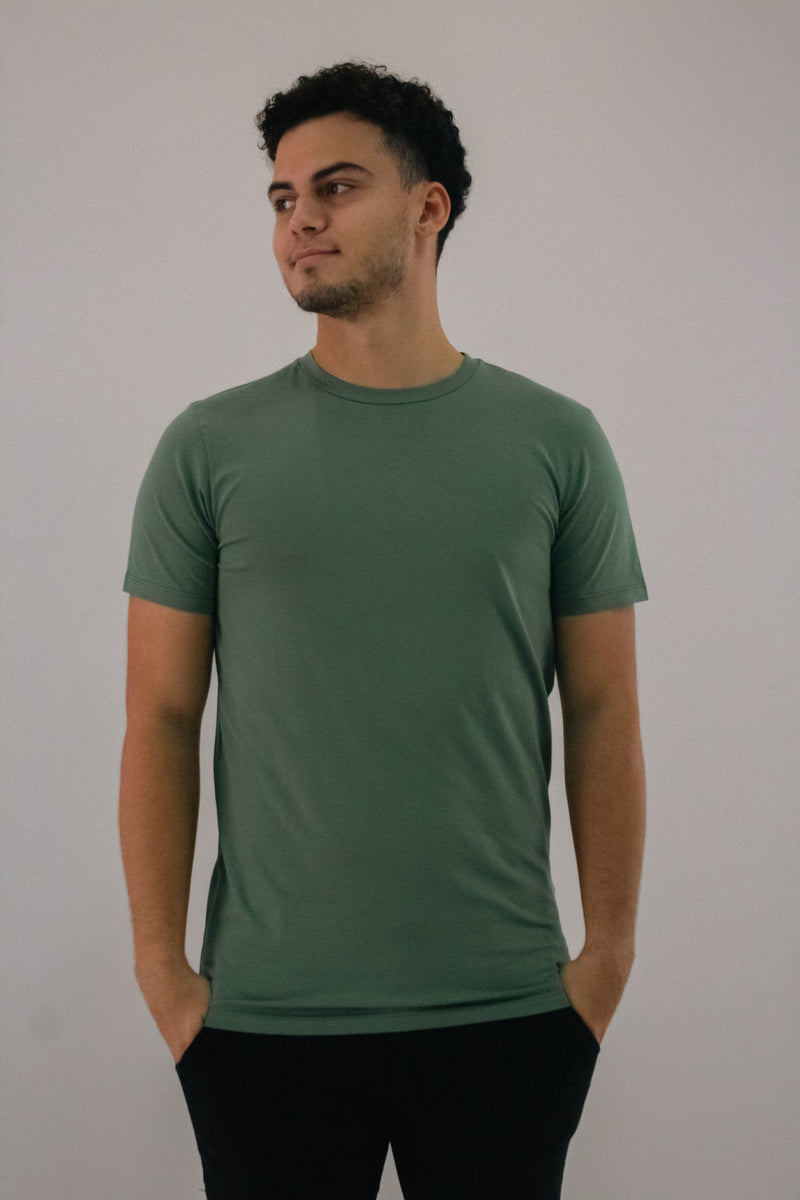 Camiseta Algodão Egípcio Verde