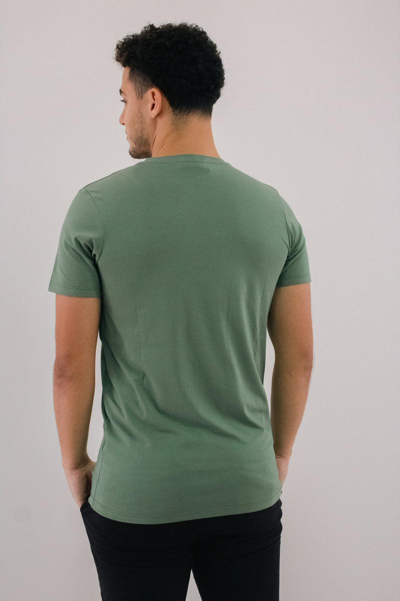 Camiseta Algodão Egípcio Verde