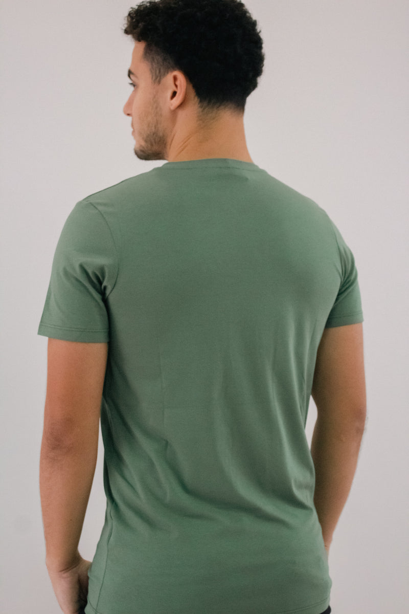 Camiseta Algodão Egípcio Verde